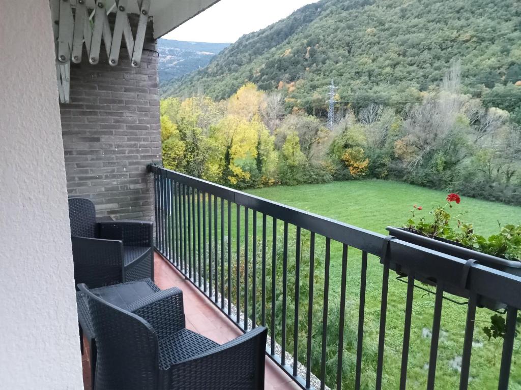 Nespecifikovaný výhled na hory nebo výhled na hory při pohledu z apartmánu