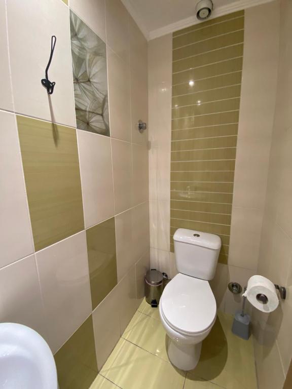 Koupelna v ubytování Sisifou Hostel