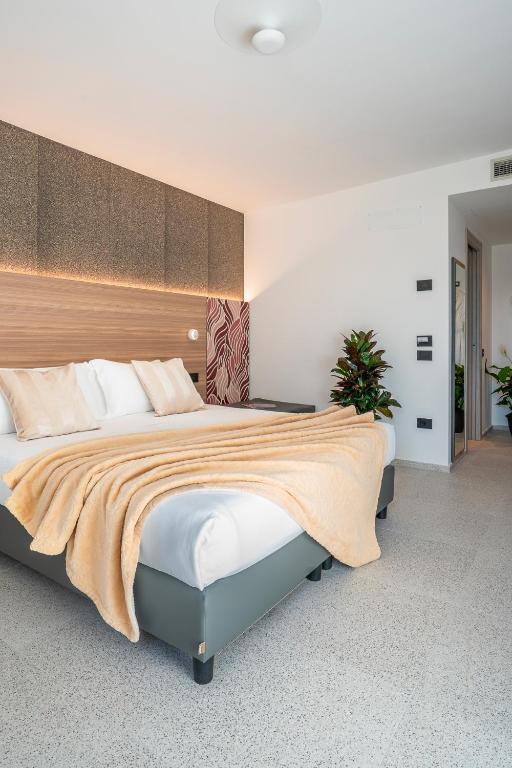 Postel nebo postele na pokoji v ubytování Hub Hotel