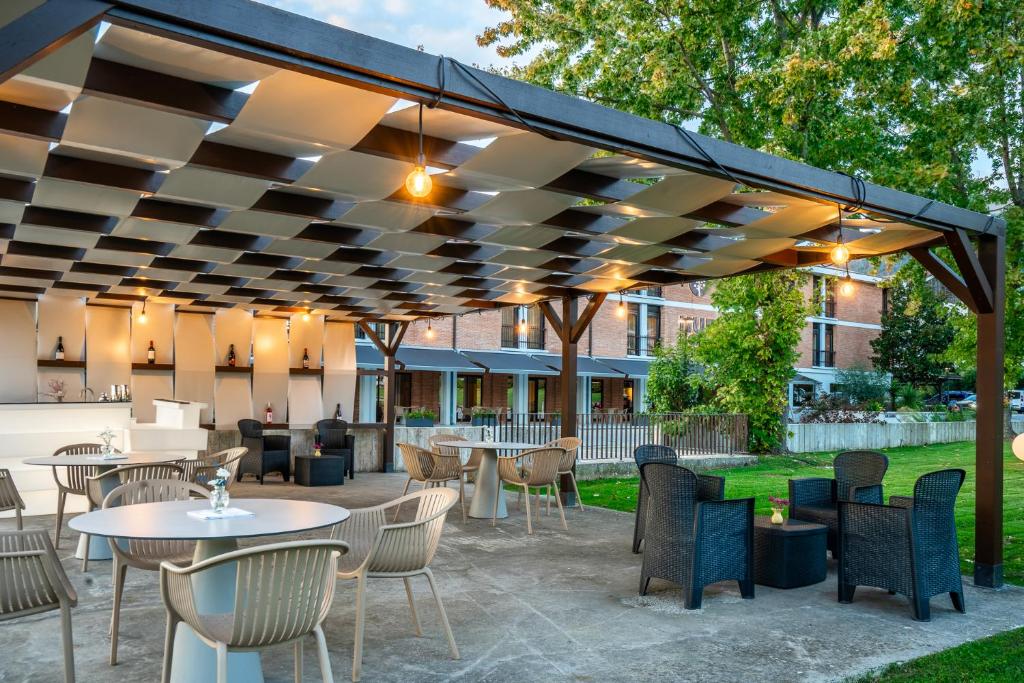 Zahrada ubytování Hub Hotel