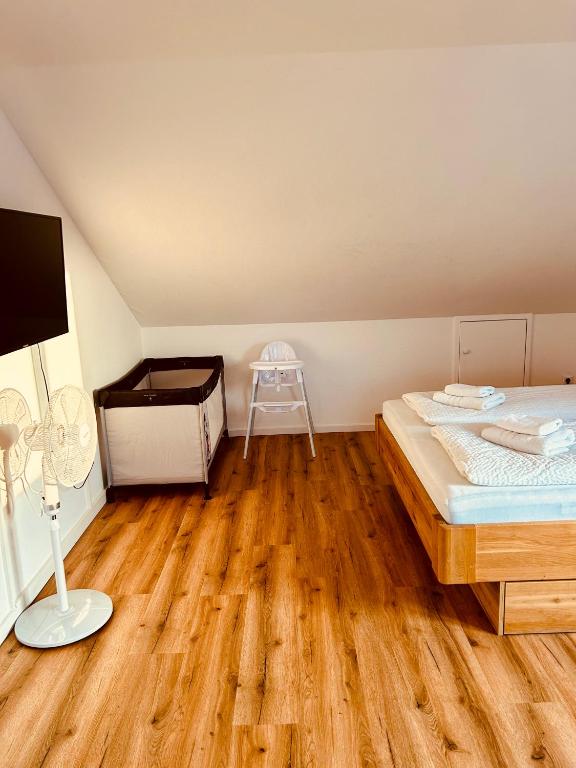 Postel nebo postele na pokoji v ubytování Apartments La Rosa