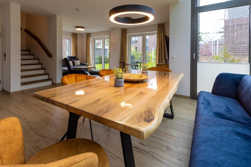 Posezení v ubytování Ferienhaus Strandnest Dangast