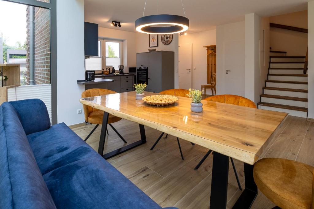 Posezení v ubytování Ferienhaus Strandnest Dangast