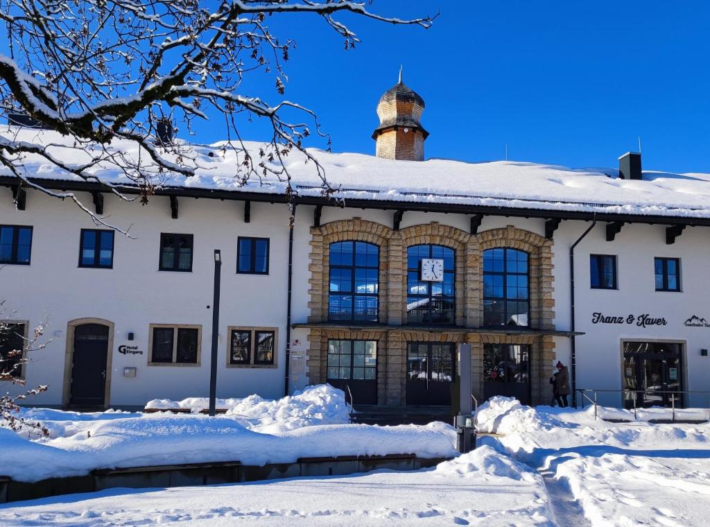 Hotel Am Gleis 1 v zimě
