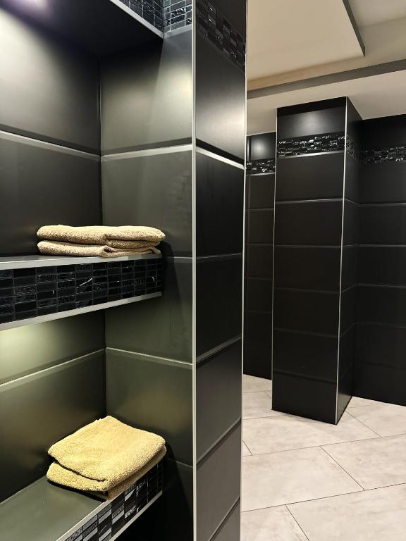 Koupelna v ubytování Galina's SAUNA-SPA!