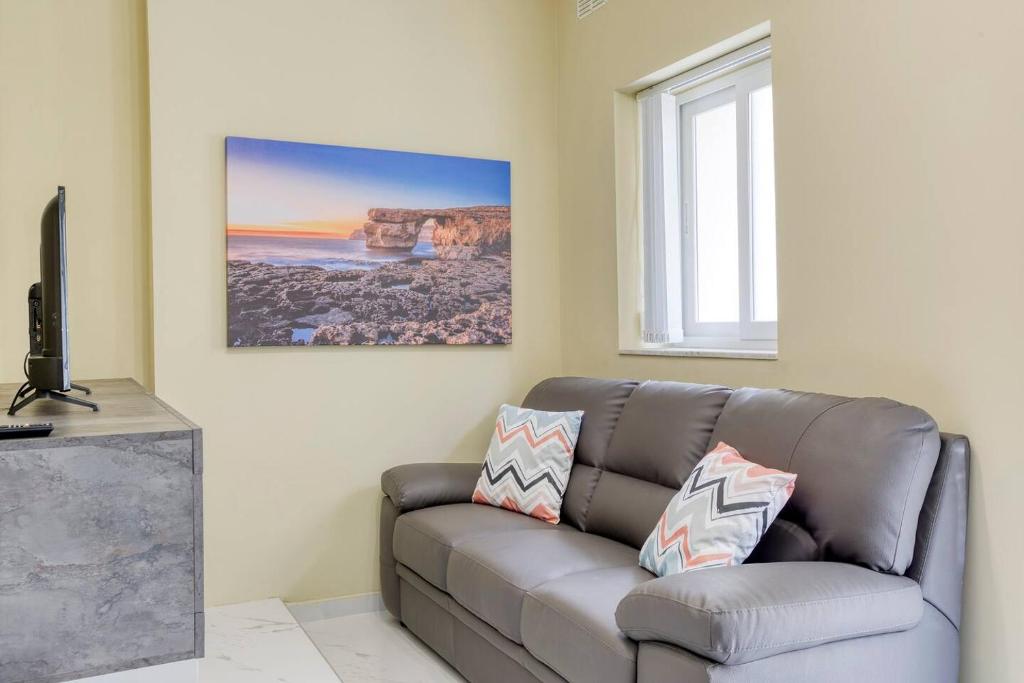 Posezení v ubytování Seaview, Beautiful 3br Apt 1