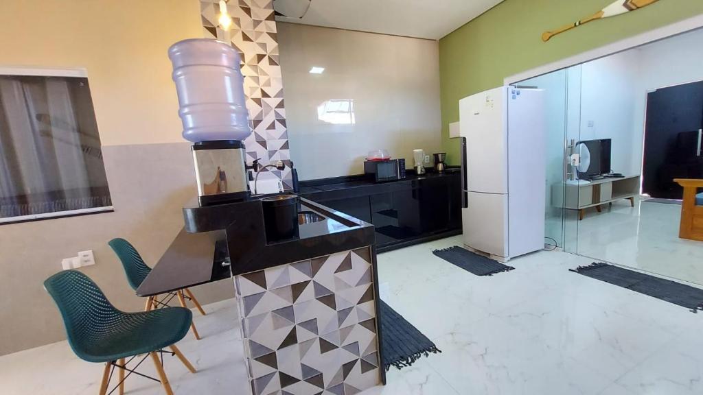 TV a/nebo společenská místnost v ubytování Casa praia ótimo preço