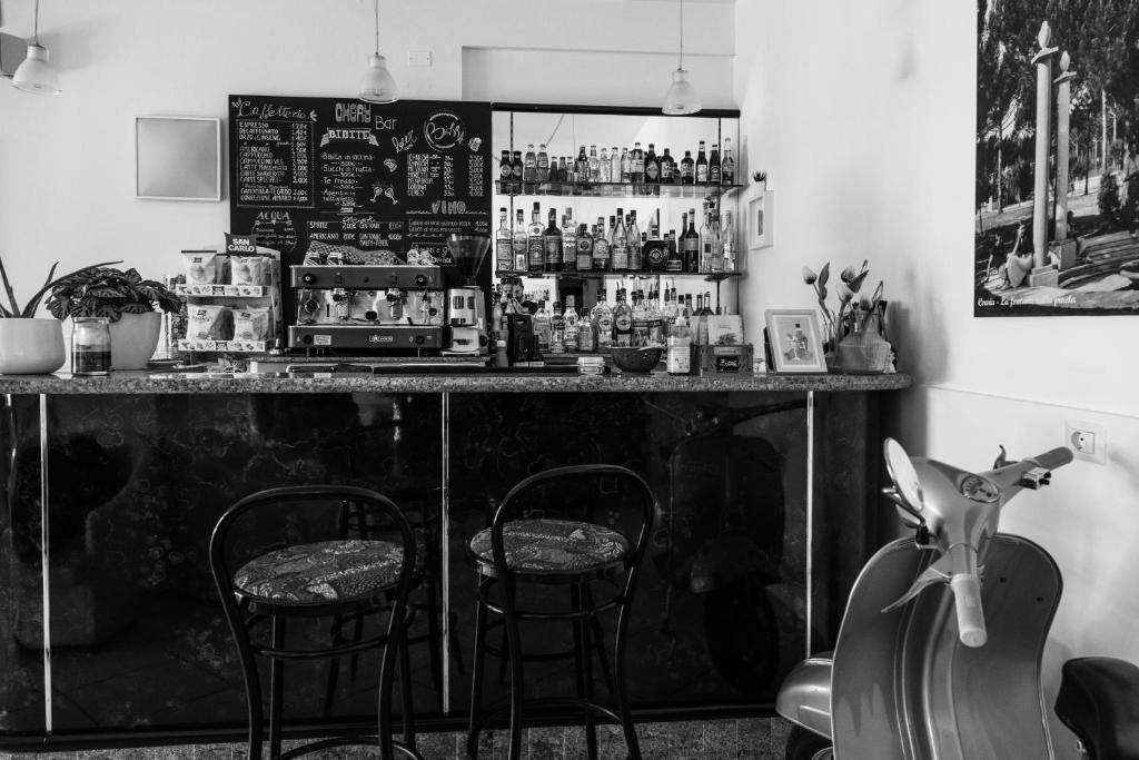 The lounge or bar area at Hotel Chery
