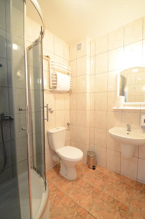 Kúpeľňa v ubytovaní Hotel PZMot