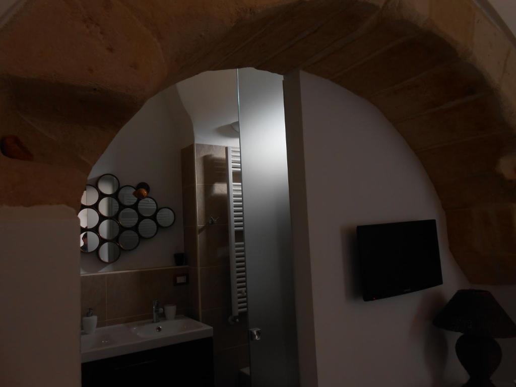 TV a/nebo společenská místnost v ubytování Matera's B&B
