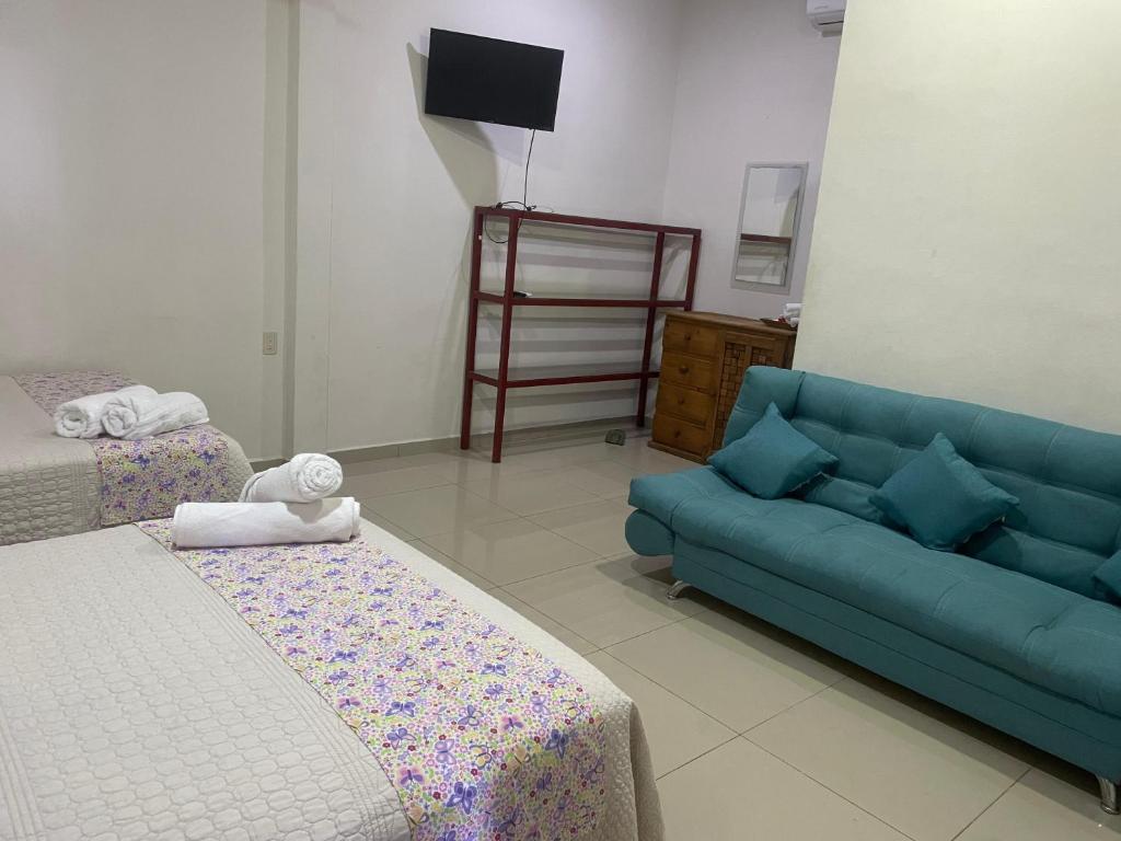 Letto o letti in una camera di Casita Cocoa