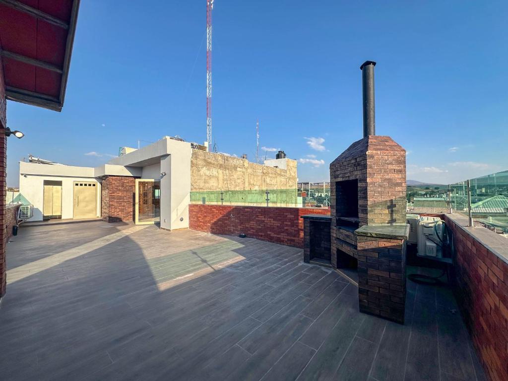 Balkón nebo terasa v ubytování Exclusiva suite en el centro de Zapotlanejo 205
