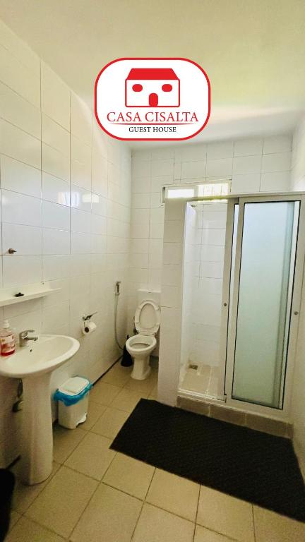 Koupelna v ubytování Casa Cisalta N4 - Quarto Compartilhado