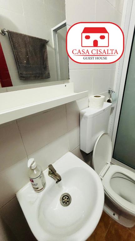 Koupelna v ubytování Casa Cisalta N4 - Quarto Compartilhado