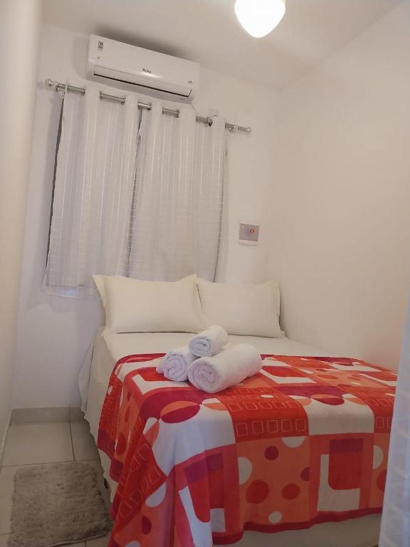 Postel nebo postele na pokoji v ubytování CASA DA NATY