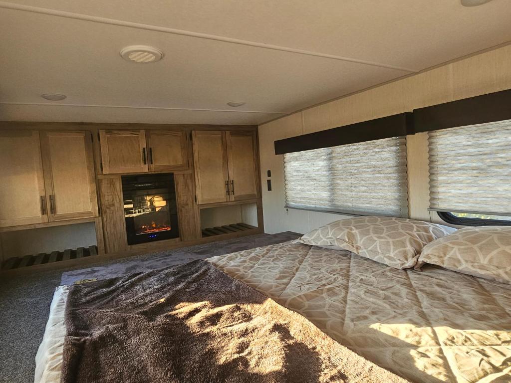 Kuchyň nebo kuchyňský kout v ubytování Sun Tinyhouse C