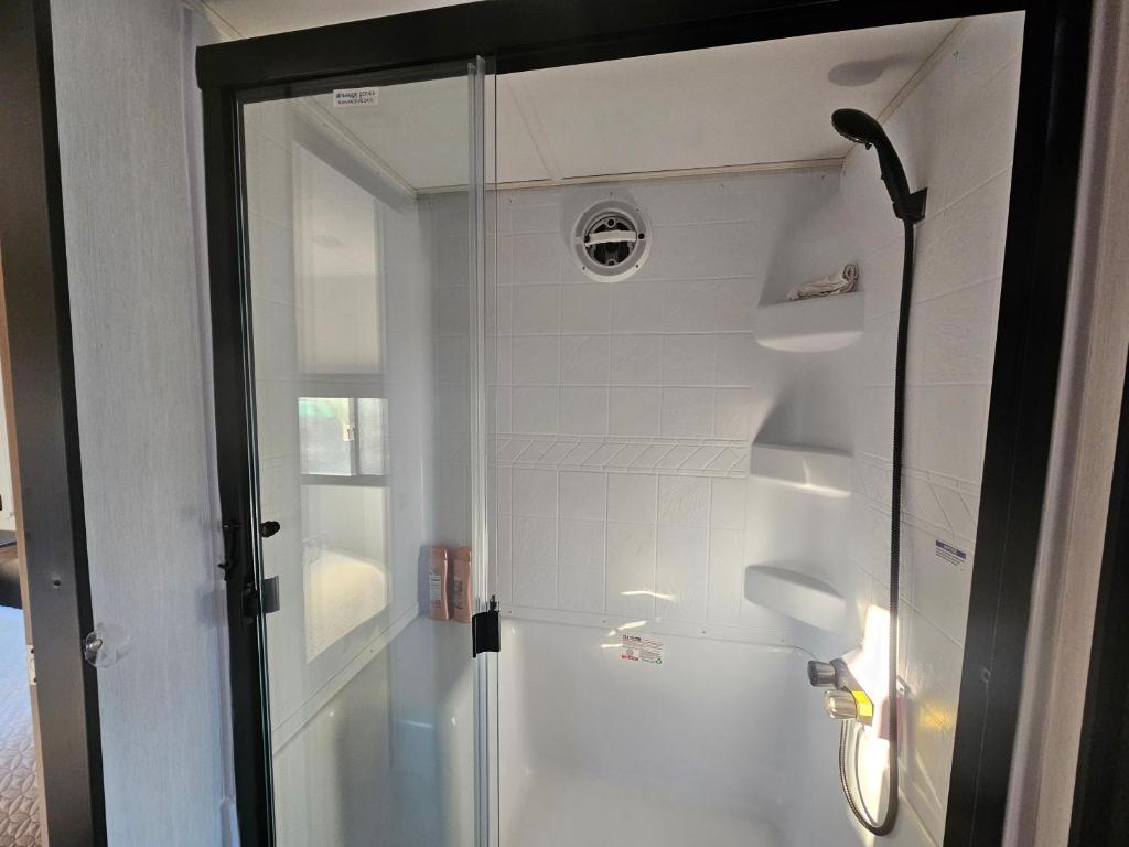 Koupelna v ubytování Sun Tinyhouse C