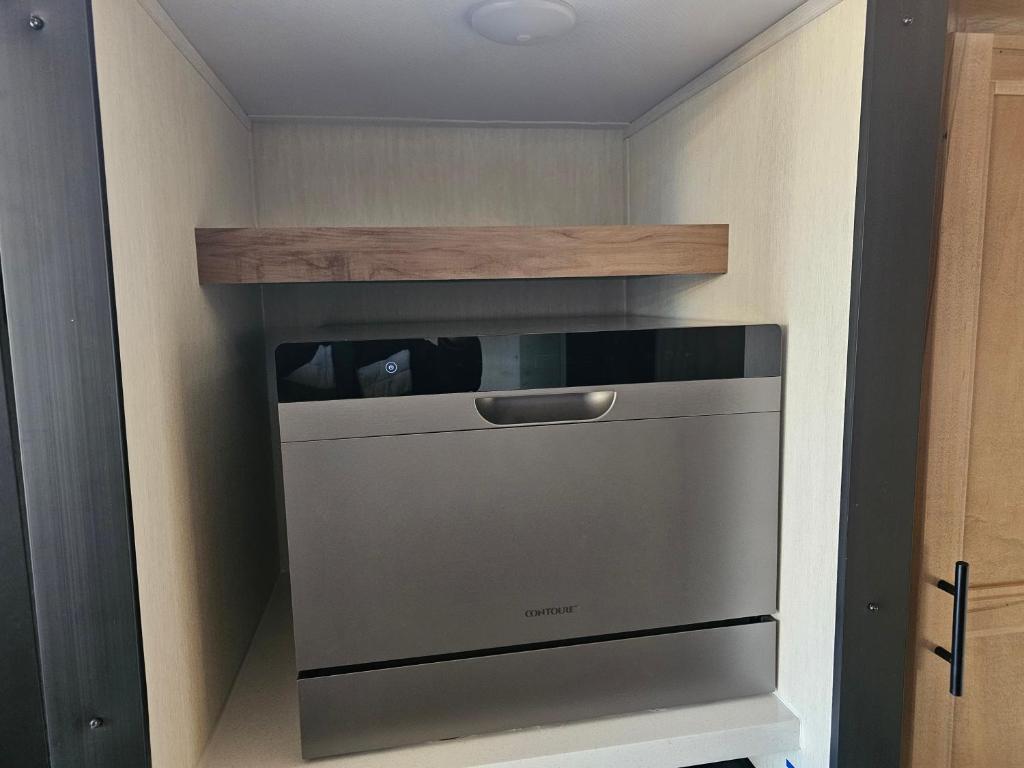 Kuchyň nebo kuchyňský kout v ubytování Sun Tinyhouse C