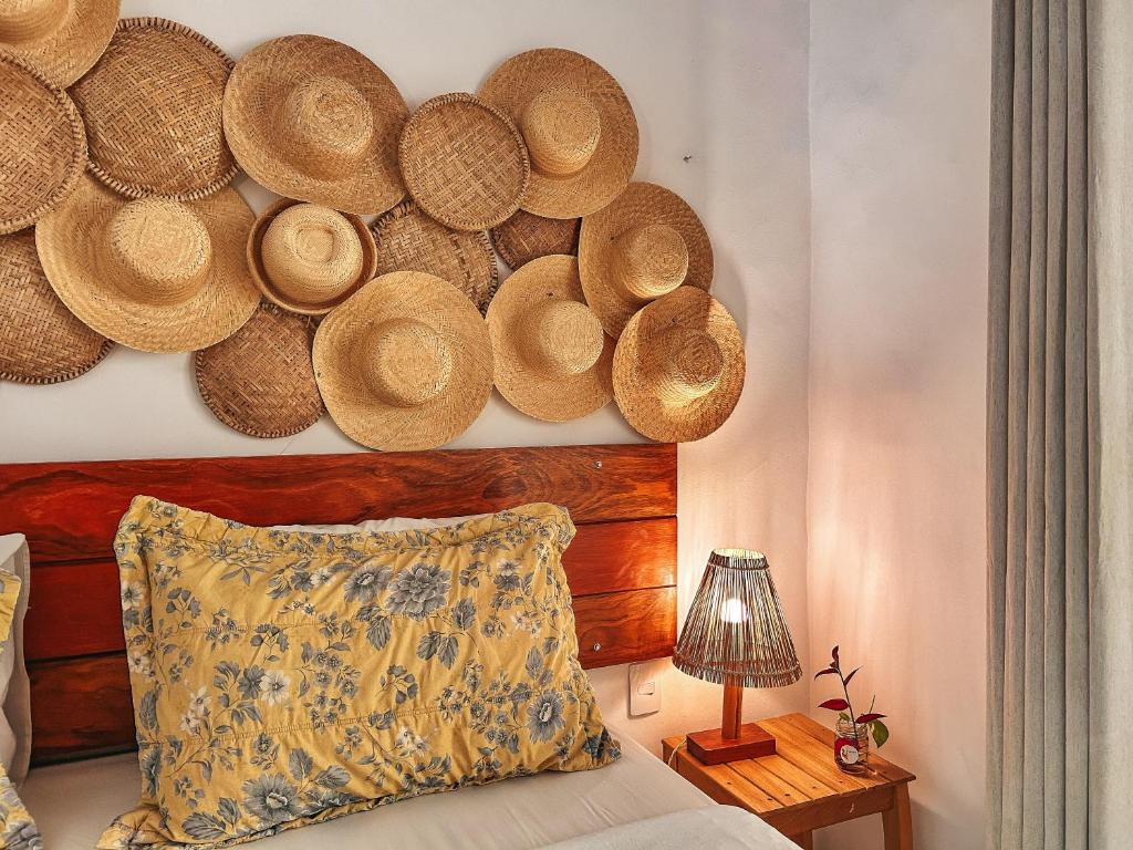 Postel nebo postele na pokoji v ubytování Maruê Guesthouse Porto de Pedras