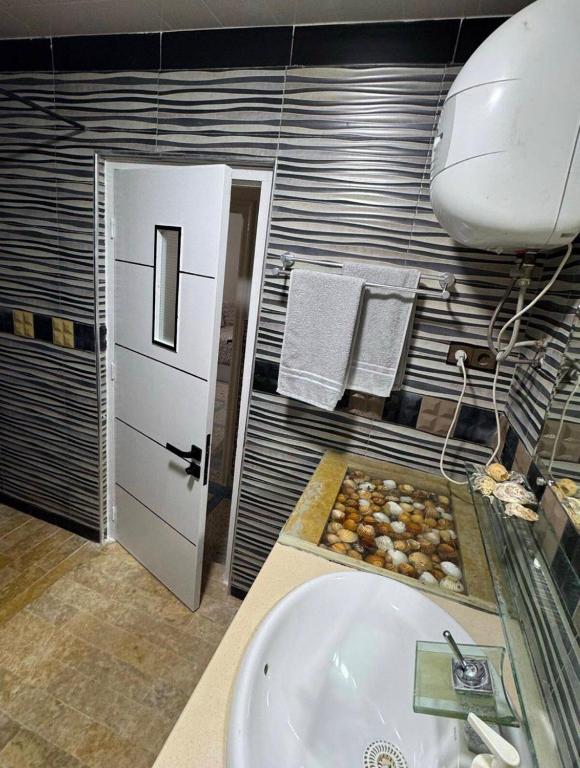 Kuchyň nebo kuchyňský kout v ubytování Apartment in martil