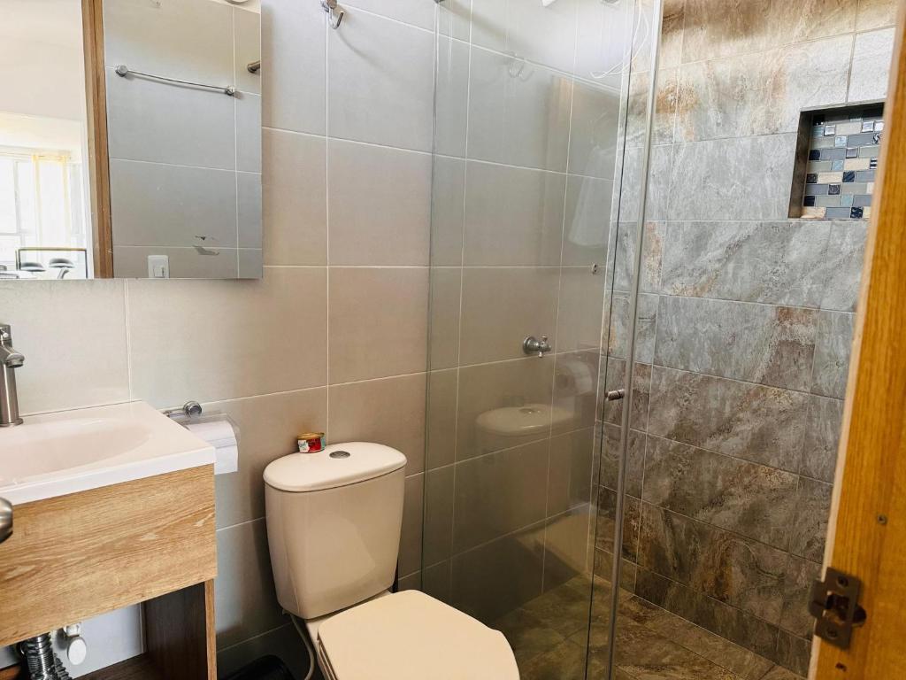 Koupelna v ubytování Lagom Apartamentos San Rafael