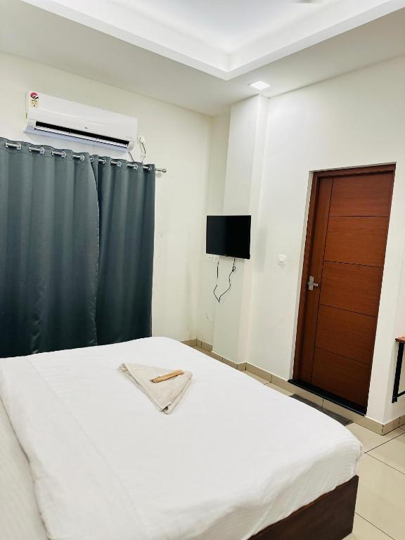 Postel nebo postele na pokoji v ubytování Hotel studio house