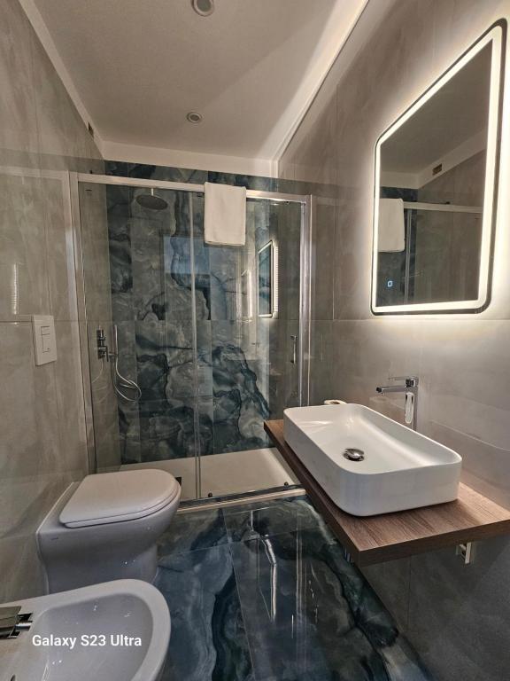 Kúpeľňa v ubytovaní B&B Napoli Centrale Room&Jacuzzi