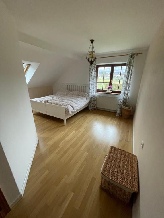 Postel nebo postele na pokoji v ubytování Apartmán Pod Javorovým