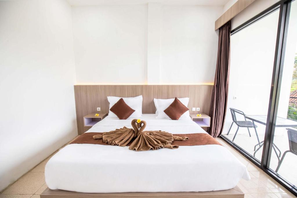 Pondok Tetebatu Cottages and Cafe - 豪华双人或双人间，带山景