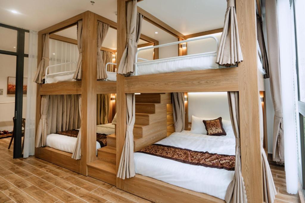 Postel nebo postele na pokoji v ubytování L'Universo Premium Apartment