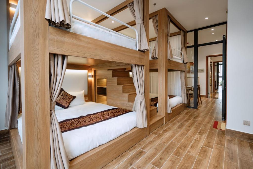Postel nebo postele na pokoji v ubytování L'Universo Premium Apartment