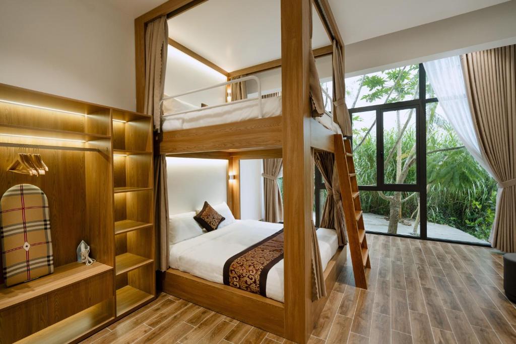 Postel nebo postele na pokoji v ubytování L'Universo Premium Apartment