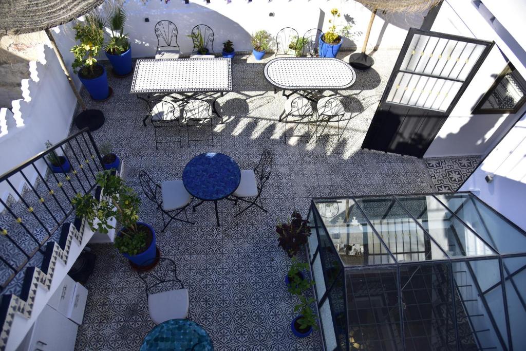 Ein Balkon oder eine Terrasse in der Unterkunft Zoco Riad