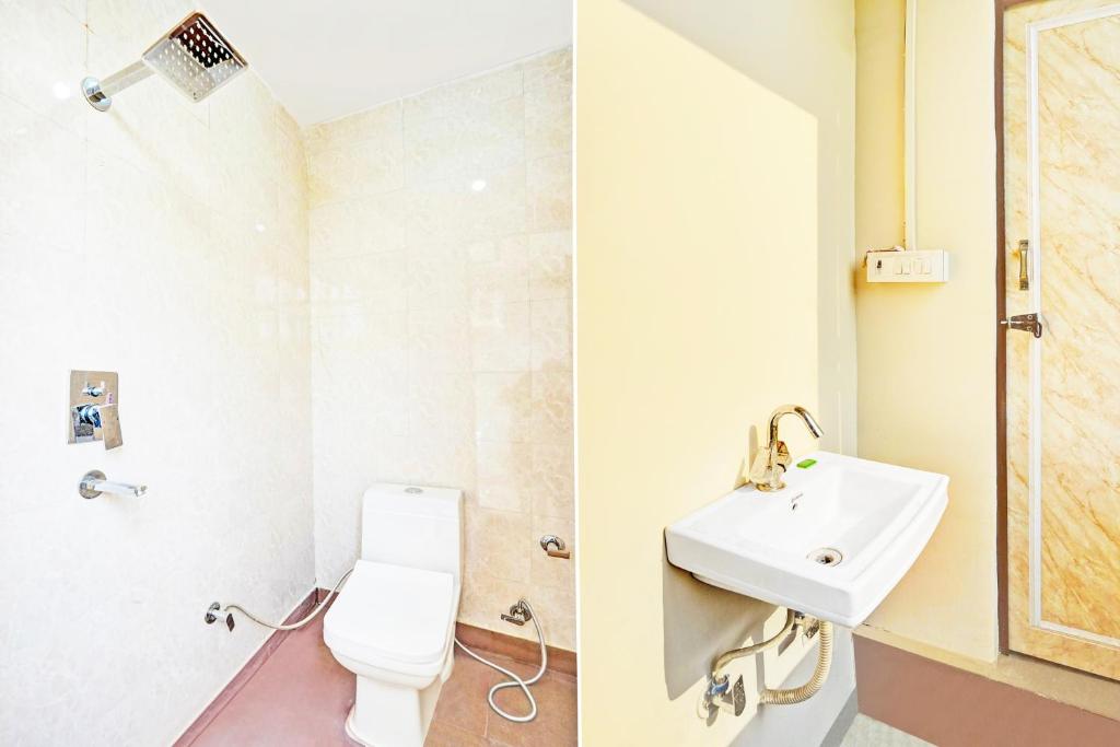 Koupelna v ubytování Super Hotel O JPS Lux