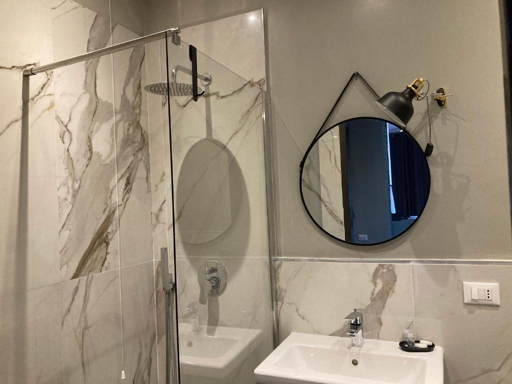 A bathroom at Hotel Calypso