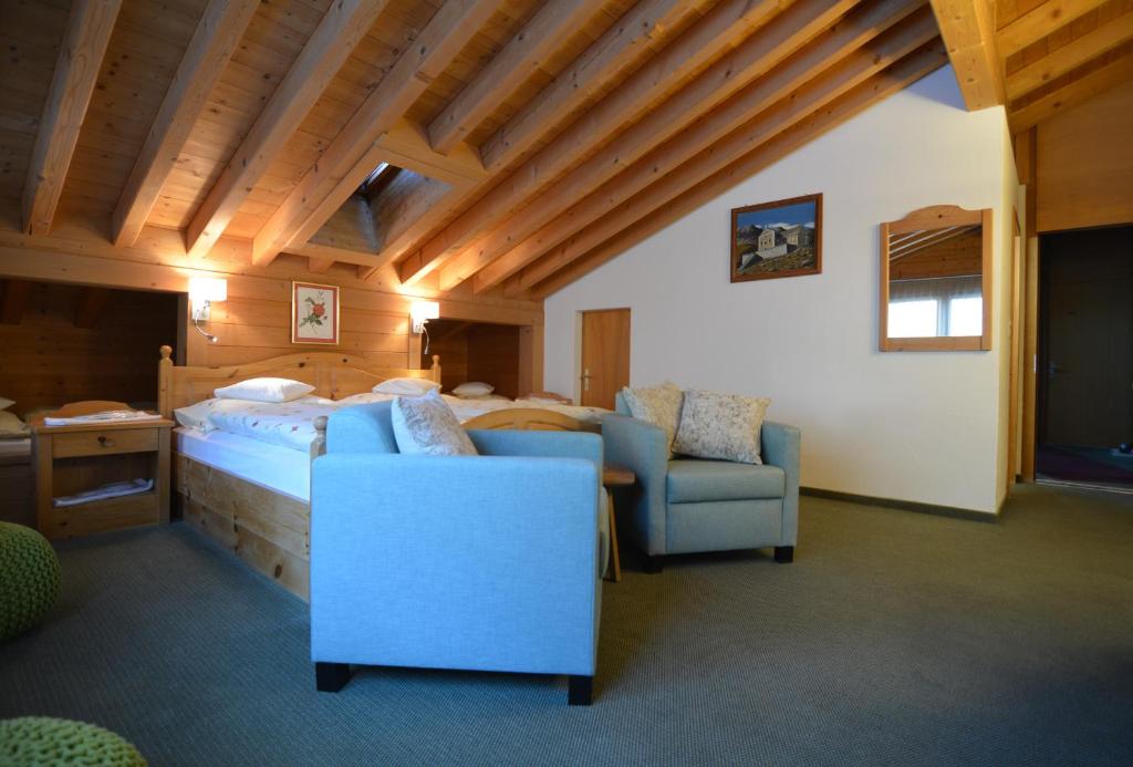 Posezení v ubytování B&B Bela Riva