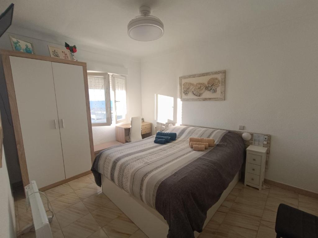 Postel nebo postele na pokoji v ubytování Vista Mar fabulosa Playa y Puerto