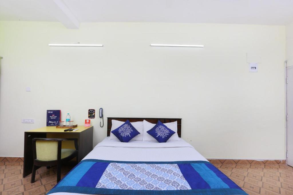 Postel nebo postele na pokoji v ubytování Hotel O India Gate Par View