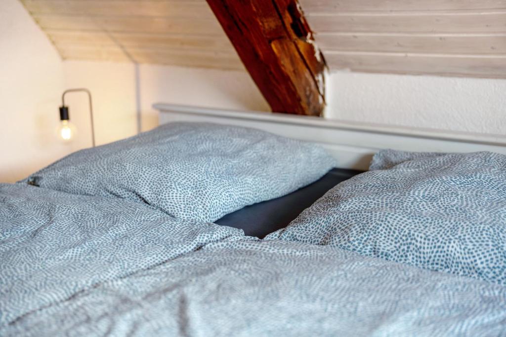 Postel nebo postele na pokoji v ubytování Ferienwohnung Faller