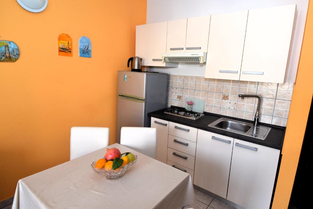 Kuchyň nebo kuchyňský kout v ubytování Guesthouse Zagora