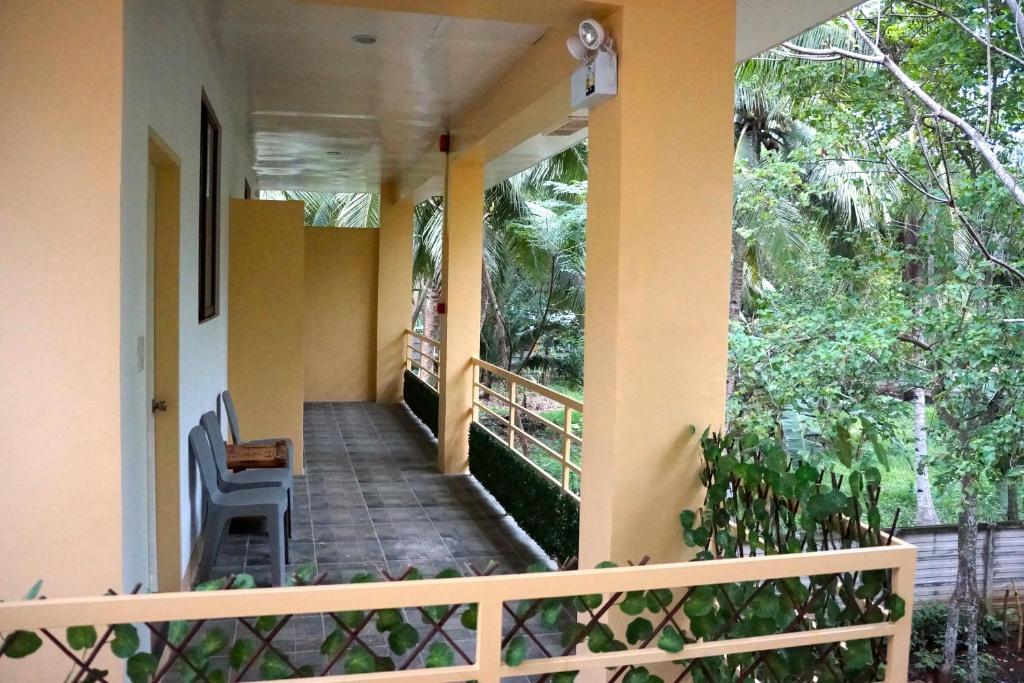 Balkón nebo terasa v ubytování Mayas Guesthouse