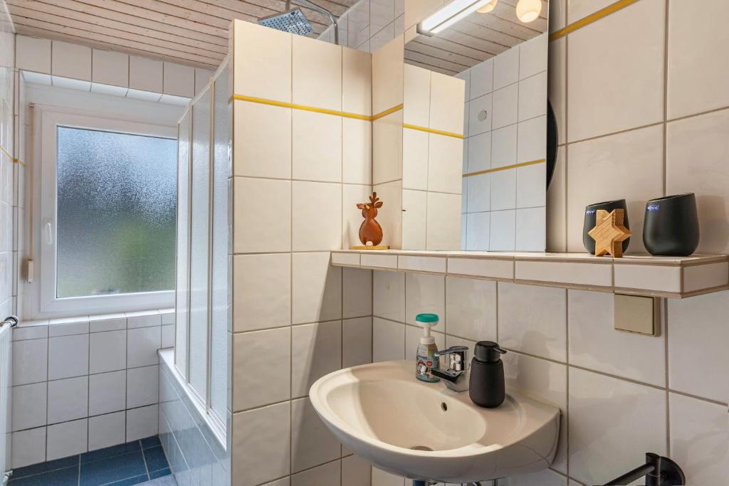Koupelna v ubytování Ferienwohnung Faller