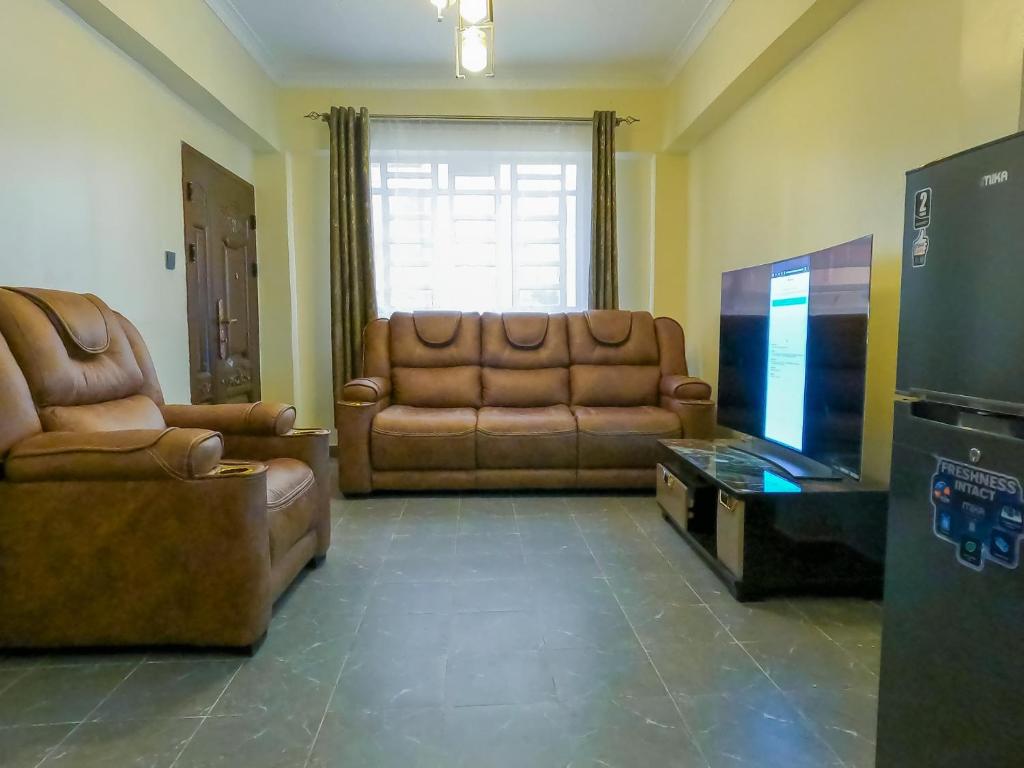 Posezení v ubytování Shirpelle Suites BNB