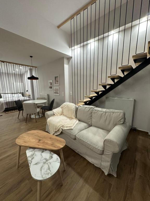 Posezení v ubytování ΝΝ Delphi Loft