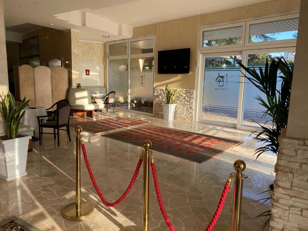 TV a/nebo společenská místnost v ubytování Hotel Lanterna Padova