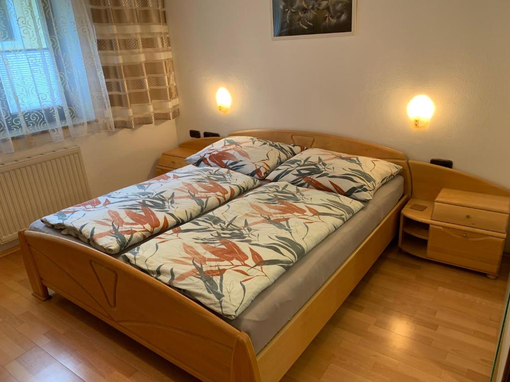 Postel nebo postele na pokoji v ubytování Ferienwohnung Walker