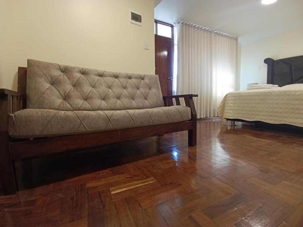 Posezení v ubytování casa SKALA