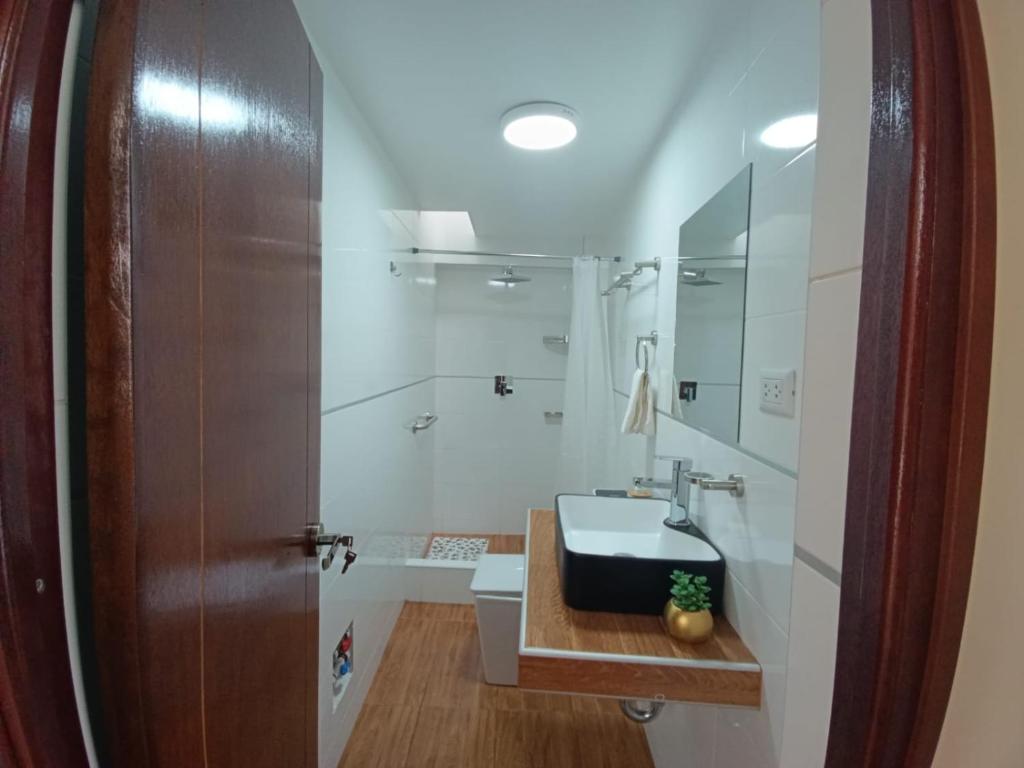 Koupelna v ubytování casa SKALA
