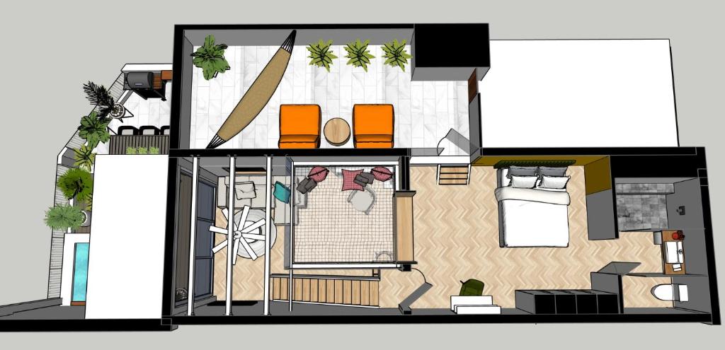 Seaside 3 suites Penthouse with Pool Gym & BBQ Terrace — photo 27