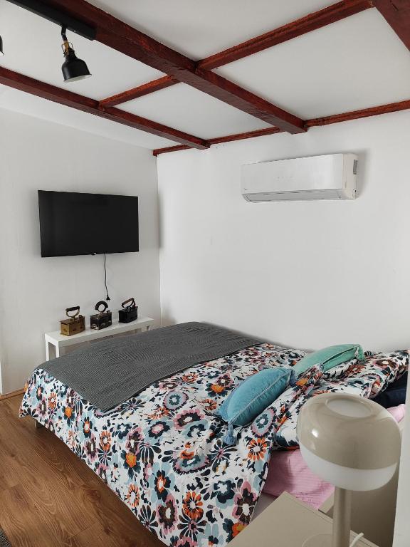 Krevet ili kreveti u jedinici u okviru objekta Apartment Smokva